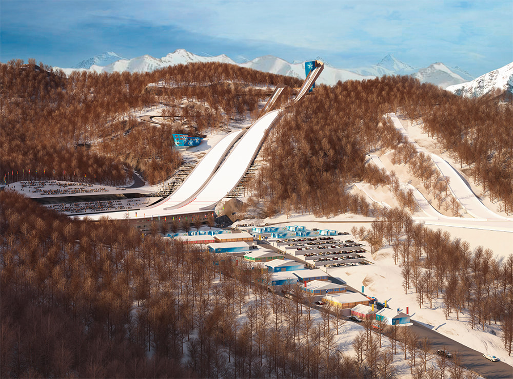 Ski Jumping Hills Sochi